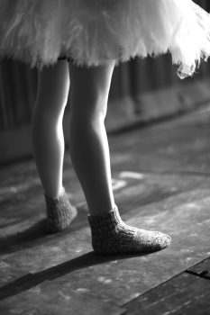Ballerina,Standing,On,The,Backstage